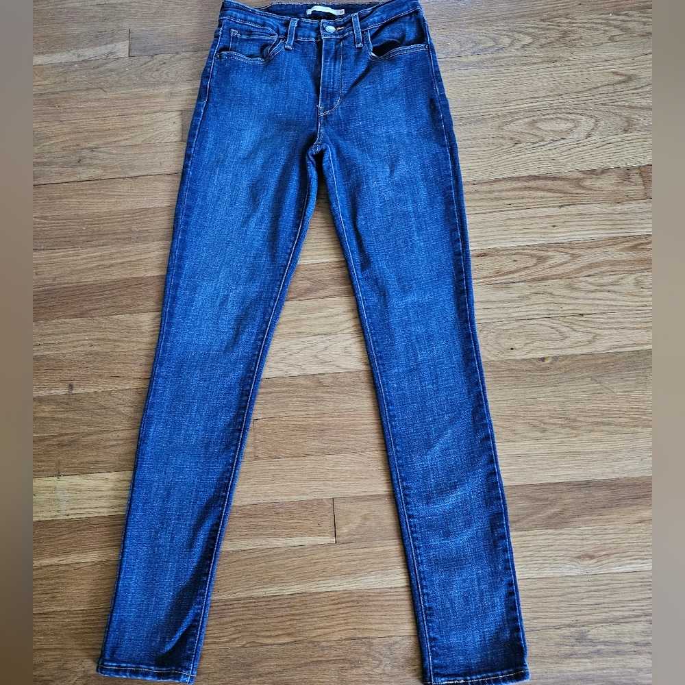 Levi's 721 High Rise Skinny Stretch Jeans Women's Size 28" Waist X 30" Inseam
